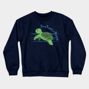 Sea Turtle Totem Crewneck Sweatshirt